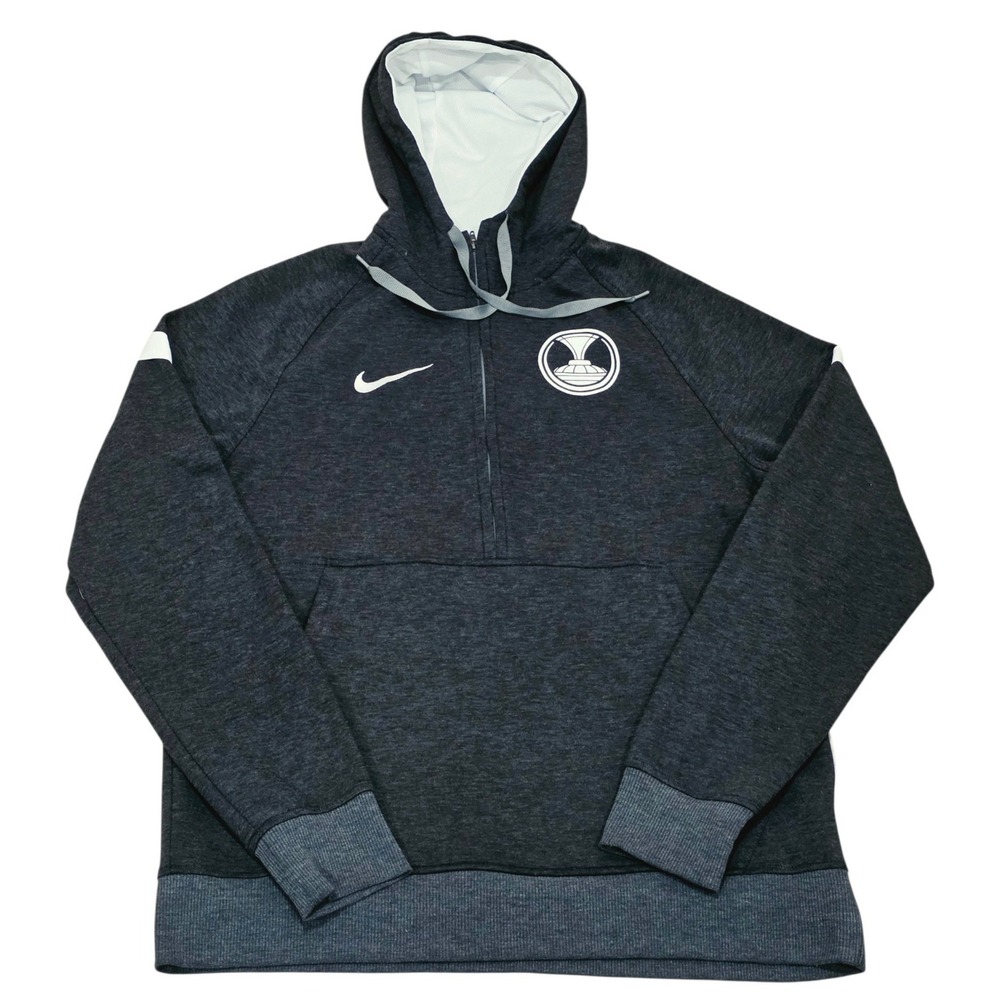 Nike Basketball Hoodie Mens M Gray White Pullover CW6311-011